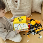 Statybinių mašinų rinkinys Woopie 100 det. 8 modeliai + įrankiai