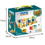 3D trasa Woopie su kamuoliukais ir lipdukais 96 dalys