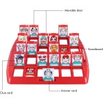 Šeimos žaidimas Woopie Guess Who It Is su personažų kortelėmis