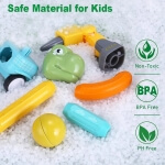 Magnetinis konstruktorius Woopie 84 detalės su dino automobiliais