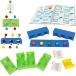 Strateginis žaidimas Woopie su kamuoliukais ir 60 užduočių nuo 6 m.