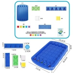 Strateginis žaidimas Woopie su kamuoliukais ir 60 užduočių nuo 6 m.