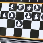 Magnetiniai šachmatai Woopie kelioninis rinkinys metalinėje dėžutėje