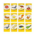 Stalo žaidimas Woopie Kas aš esu? su kortelėmis ir smėlio laikrodžiu