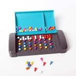 Loginis žaidimas Woopie Code Breaker kelioninis su spalvotais kaišteliais