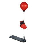 Vaikiškas bokso rinkinys Woopie Adjustable Pear su stovu ir pirštinėmis