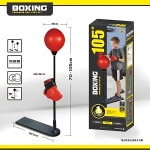 Vaikiškas bokso rinkinys Woopie Adjustable Pear su stovu ir pirštinėmis