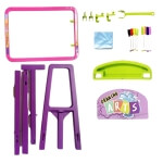 Magnetinė lenta 3-in-1 su LED piešimu ir markeriais vaikams nuo 3 m