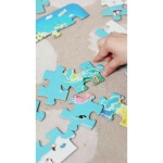 Dėlionė pasaulio žemėlapis vaikams 48 dalys 3+ metų