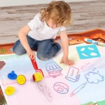 Kilimėlis tapybai Woopie vandens piešimo rinkinys 100x80 cm