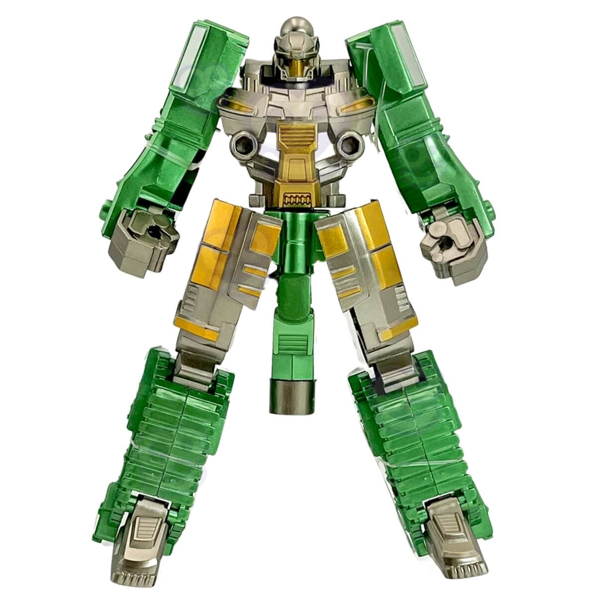 Žaislinis robotas Woopie Silver Blade transformeris su ginklu