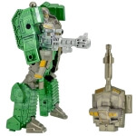 Žaislinis robotas Woopie Silver Blade transformeris su ginklu