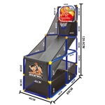 Krepšinio stovas Woopie Reguliuojamas su kamuoliu 3+