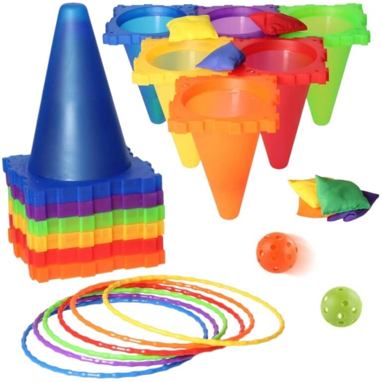 Žaidimų rinkinys Woopie 3in1 lauko žaidimai vaikams ir šeimai