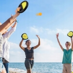 Lauko žaidimas Woopie Throw and Catch kamuolio gaudymo rinkinys