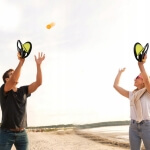 Lauko žaidimas Woopie Throw and Catch kamuolio gaudymo rinkinys