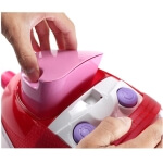 Dulkių siurblys Woopie rožinis su siurbimo funkcija ir garsu