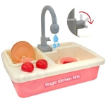 Virtuvės kriauklė Woopie 2in1 su vandens funkcija ir indais