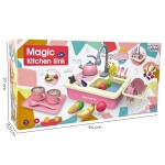 Virtuvės kriauklė Woopie 2in1 su vandens funkcija ir indais