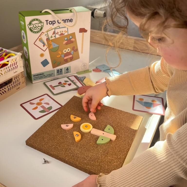 Rinkinys Woopie vinukų kalimo lenta su 82 detalėmis nuo 4 m