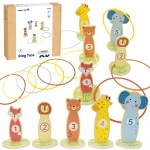 Taikinio metimo žaidimas Tooky Toy su žiedais 3+