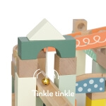 Medinės kaladėlės Classic World Marmurinis takelis 62 dalys