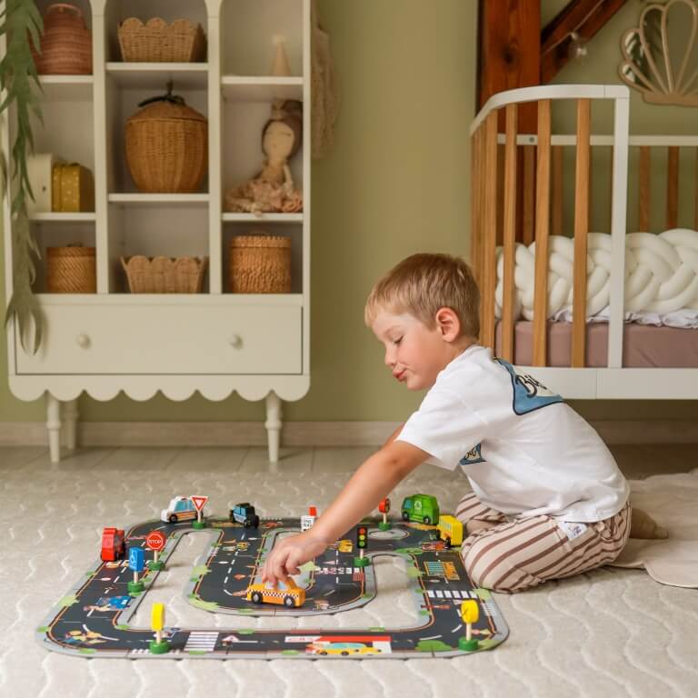 Dėlionė Woopie Green Miesto keliai 21vnt nuo 3 metų