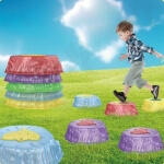 Pusiausvyros akmenys Woopie Šviečiantys 10 vnt lauko žaidimams