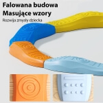 Sensorinis takas Woopie Balansavimo ratukas 8 dalys spalvotas