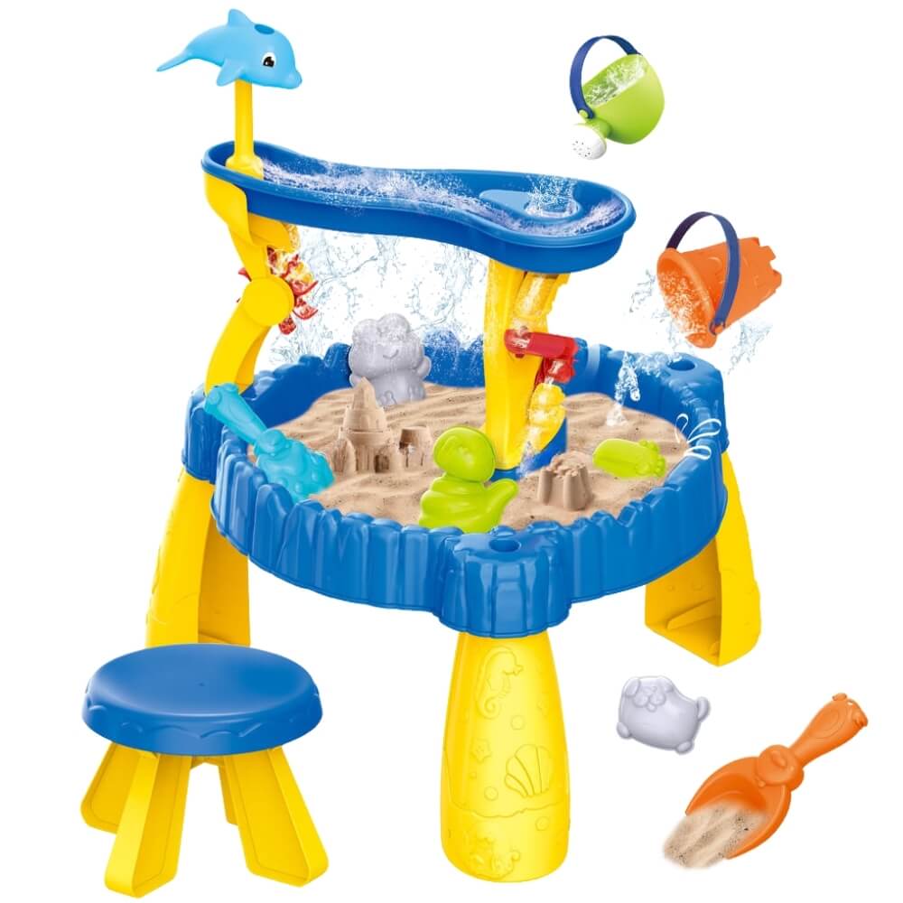 198301.jpg Žaidimų stalas Woopie 2in1 vandens ir smėlio komplektas 12 dalių