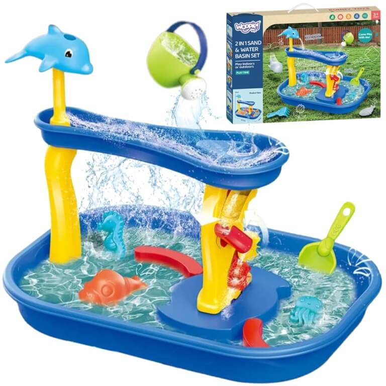 Vandens žaislas Woopie 2in1 vandens kelias su delfinais 11 dalių