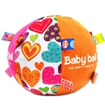 Žaislinis minkštas sensorinis kamuoliuks su kilpomis ir garsais, Woopie