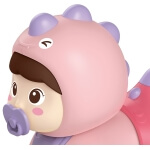 Interaktyvus ropojantis žaislas su melodijomis, Woopie  rožinė