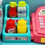 Žaislinis kasos aparatas su skaitytuvu skaičiuotuvu ir priedais, Woopie