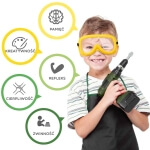 Žaislinė įrankių dėžė vaikams, Woopie su garsu