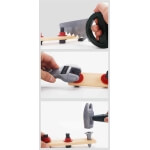 Žaislinė įrankių dėžė vaikams, Woopie su garsu