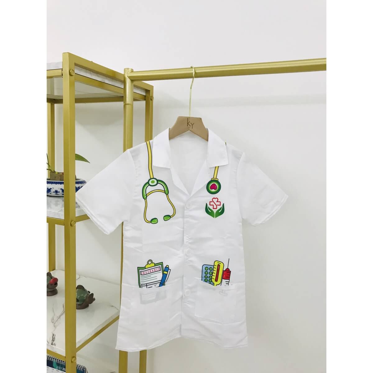 Gydytojo chalatas vaikams, Woopie iki 120 cm ūgio