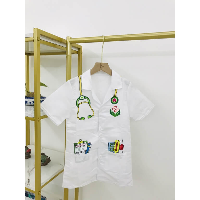 Gydytojo chalatas vaikams, Woopie iki 120 cm ūgio