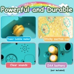 Putojantis vonios žaislas dinozauras, Woopie  žalias