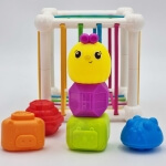 Žaislinis lankstus sensorinis kubas rūšiuotojas vaikams, Woopie