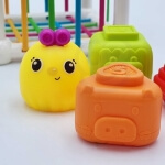 Žaislinis lankstus sensorinis kubas rūšiuotojas vaikams, Woopie