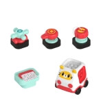 Transporto priemonė interaktyvus konstruktorius montessori, Woopie