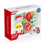 Transporto priemonė interaktyvus konstruktorius montessori, Woopie