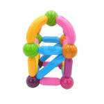 Žaislinis edukacinis magnetinis konstruktorius vaikams , Woopie  38 vnt.