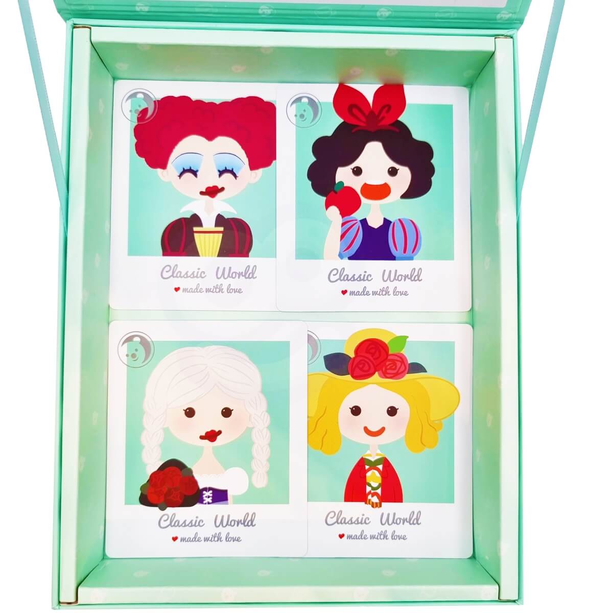 Medinė magnetinė dėlionė vaikams , Classic World  44 vnt.