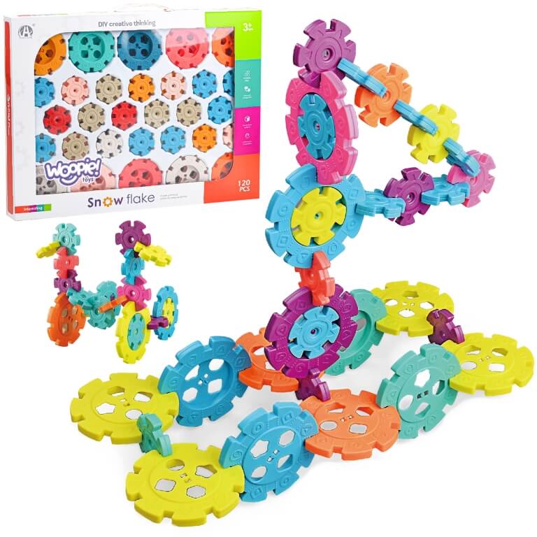 Žaislinis konstruktorius vaikams, Woopie  120vnt.