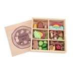 Medinis kaladėlių rinkinys, Tooky Toy 40 dalių