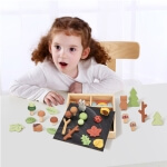 Medinis kaladėlių rinkinys, Tooky Toy 40 dalių