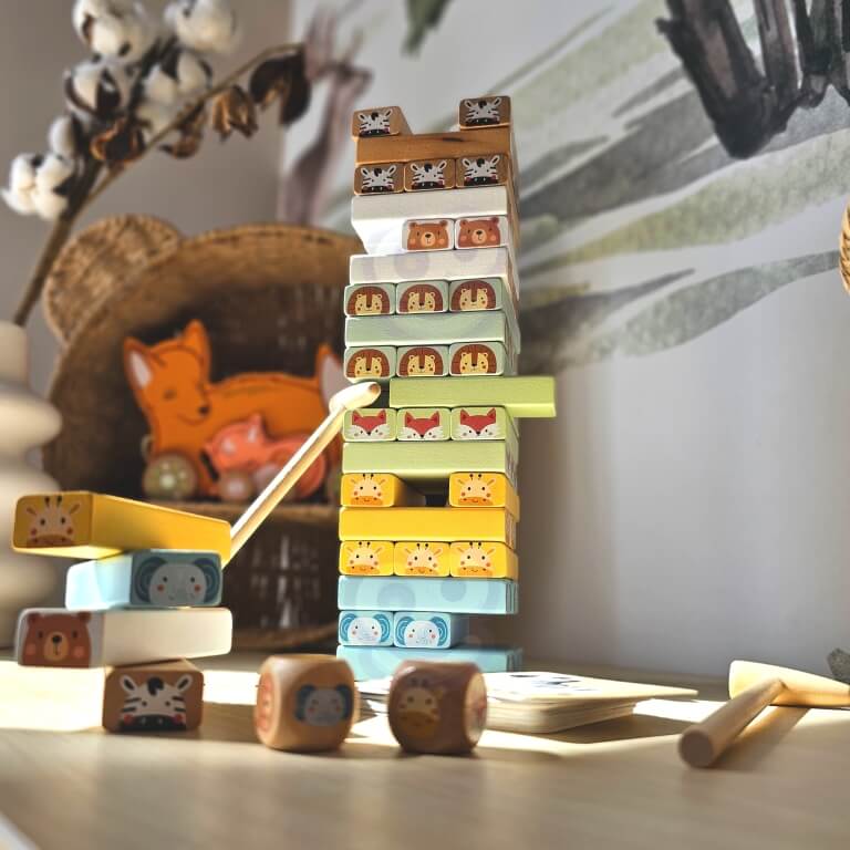 Arkadinis įgūdžių stalo žaidimas vaikams , Tooky Toy  82vnt.