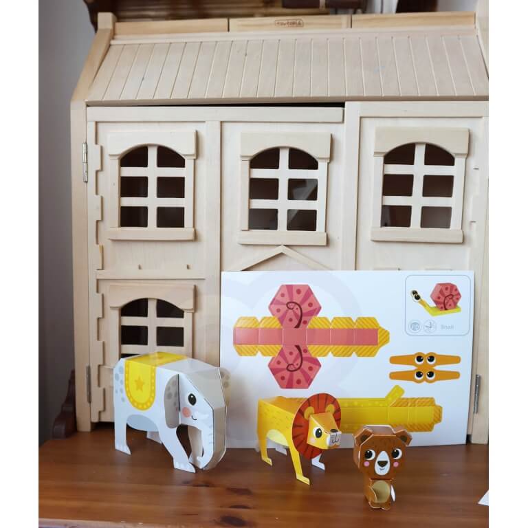 Meninis 3D popieriaus lankstymo rinkinys vaikams, Woopie